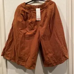 TOPVALU ブラウン ガウチョパンツ