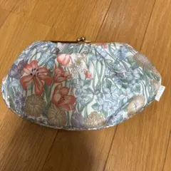 PAUL & JOE 花柄がま口ポーチ