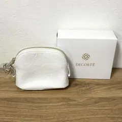 コスメデコルテ　ノベルティポーチ　ホワイト