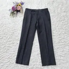 美品＊A Day in the Life　ウール混紡スラックス　ツイードボトムス
