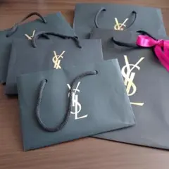 YSL 黒ショップ袋 5枚セット