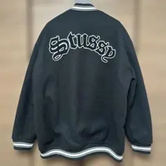 old stussy スタジャン　スウェット OLD STUSSYスタジャン🤎 1000着限定発売だったやつ🔥 シリアルナンバー