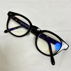 Zoffクラシック ウェリントン太縁メガネ べっ甲デミ柄 ZA221024