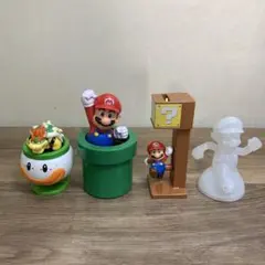 3F スーパーマリオ フィギュア まとめ売り マリオ 土管 クッパ 希少 レア