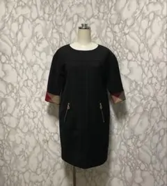 BLUE LABEL CRESTBRIDGE ワンピース 七分丈　チェック柄