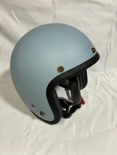 マットブルー ジェットヘルメットのサムネイル