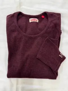 ハリウッドランチマーケット 長袖Tシャツ サイズ1 バーガンディーのサムネイル