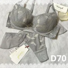 トリンプ　プレミアム　ブラジャー＆Tバック　D70 新品　匿名配送