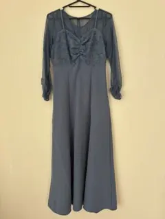 結婚式お呼ばれドレス Mサイズ　ボレロ付き