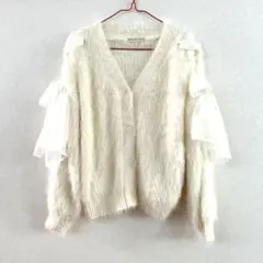 MAJESTIC LEGON レースアップカーディガン