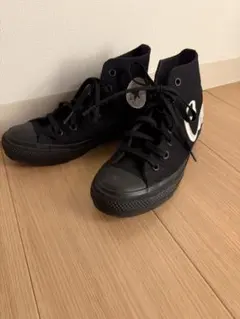 美品Converse ブラック ハイカットスニーカー