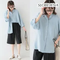 SLOBE IENA スローブイエナ リネンフレンチフロントレギュラーシャツ 麻のサムネイル
