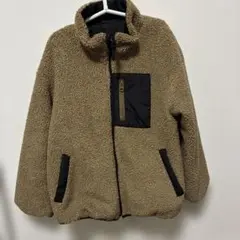 GU リバーシブルボアブルゾン 130