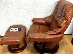 EKORNES Stresslessレザー リクライニングチェアセット