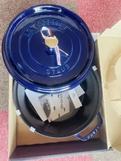 【中古】ストウブ　ケトル　グランブルー 中古】ストウブ ケトル グランブルー ココット グランブルー