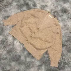 【AMERICAN HOLIC】 （M） ニット 長袖 ベージュ ニット リブ袖