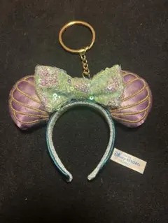 東京ディズニーリゾート キーホルダーカチューシャ　アリエル