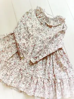 pi&pa フロントオープンティアードドレス　ワンピース　インポート　スペイン