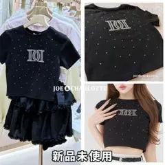 ダーリッチ darich パールストーンロゴTシャツ ブラック BLKのサムネイル