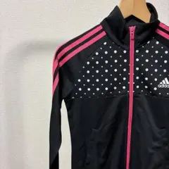 美品 adidas アディダスドット柄 トラックジャケット ジャージ Lサイズ