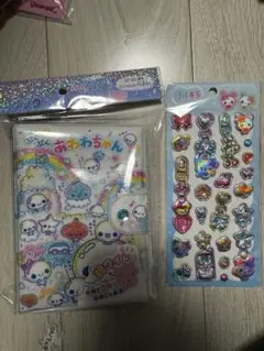 あわわちゃん シール帳 ぷくキラシール セット ボンボンドロップシール