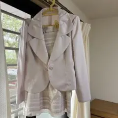 ホワイト ストライプジャケット