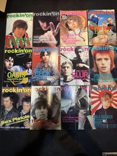 Rockin’ On 1996年 中古音楽雑誌 まとめ売り12冊