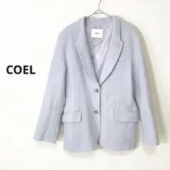 【COEL】ライトブルー ジャケット　ウール　フォーマルのサムネイル