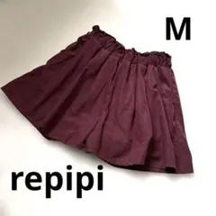 【未使用に近い】レピピアルマリオ キュロットパンツ ボルドー Mサイズ