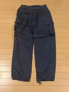 H.S.T. カーゴパンツ ダークグレー LARGE 2way ハーフ