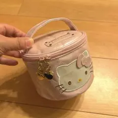 Hello Kitty ポーチ ピンク ドット柄