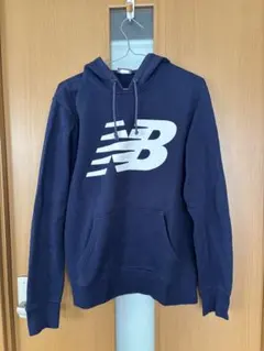 New Balance ネイビー パーカー M