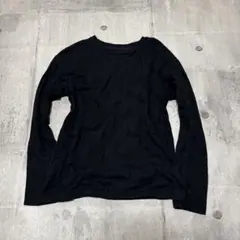 00s black star pattern long T-shirts y2k