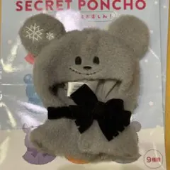 【ディズニーストア】ユニベアシティ　シークレットコスチューム　ポンチョ　黒