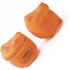 新品　アームリング 大人 子供用浮き輪　オレンジ
