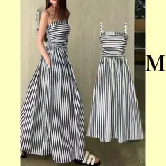 美品 近年モデル】マックスマーラ ロングワンピース ストライプ マキシ