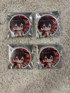 AMPTAK×COLORS あっと 缶バッジ