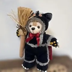 ダッフィー 黒猫 ぬいぐるみバッジ アンコールコレクション ハロウィン