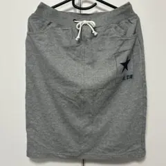 converse グレー コットン混紡 タイトスカート