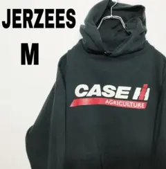 usa古着 jerzees パーカー　スウェット　M ブラック