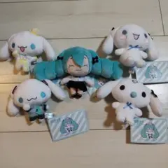 初音ミク×シナモロール ミニぬいぐるみ vol.2と vol.3