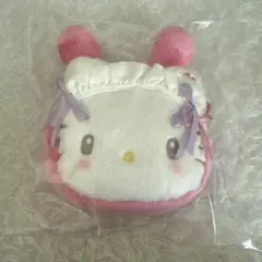 サンリオ　キティ　メゾピアノ　フェイス形ポーチ