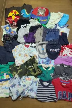 90cm　40点セット　まとめ　　男の子　男児　　半袖　　夏服　キッズ　セット