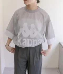 TAUPE Kappa EX GRAPHICAL MESH TEE メッシュのサムネイル