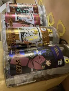 アニメキャラクター Tシャツ 4枚セット ボトル型