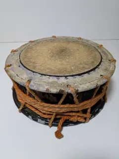 和太鼓 長胴太鼓 宮太鼓 レトロ アンティーク 和楽器 おまけ付 - 일본