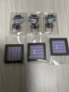 ツイステ オクタヴィネルアズール ジェイド フロイド SDカフェアクリルスタンド