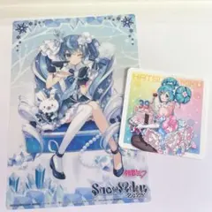 初音ミク　クリアポスター＆コースター