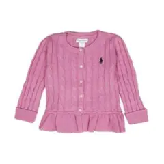 Ralph Laurenピンクカーディガン 24M
