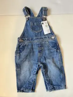 【新品タグ付き】HEMAベビーデニムロンパース4-6M